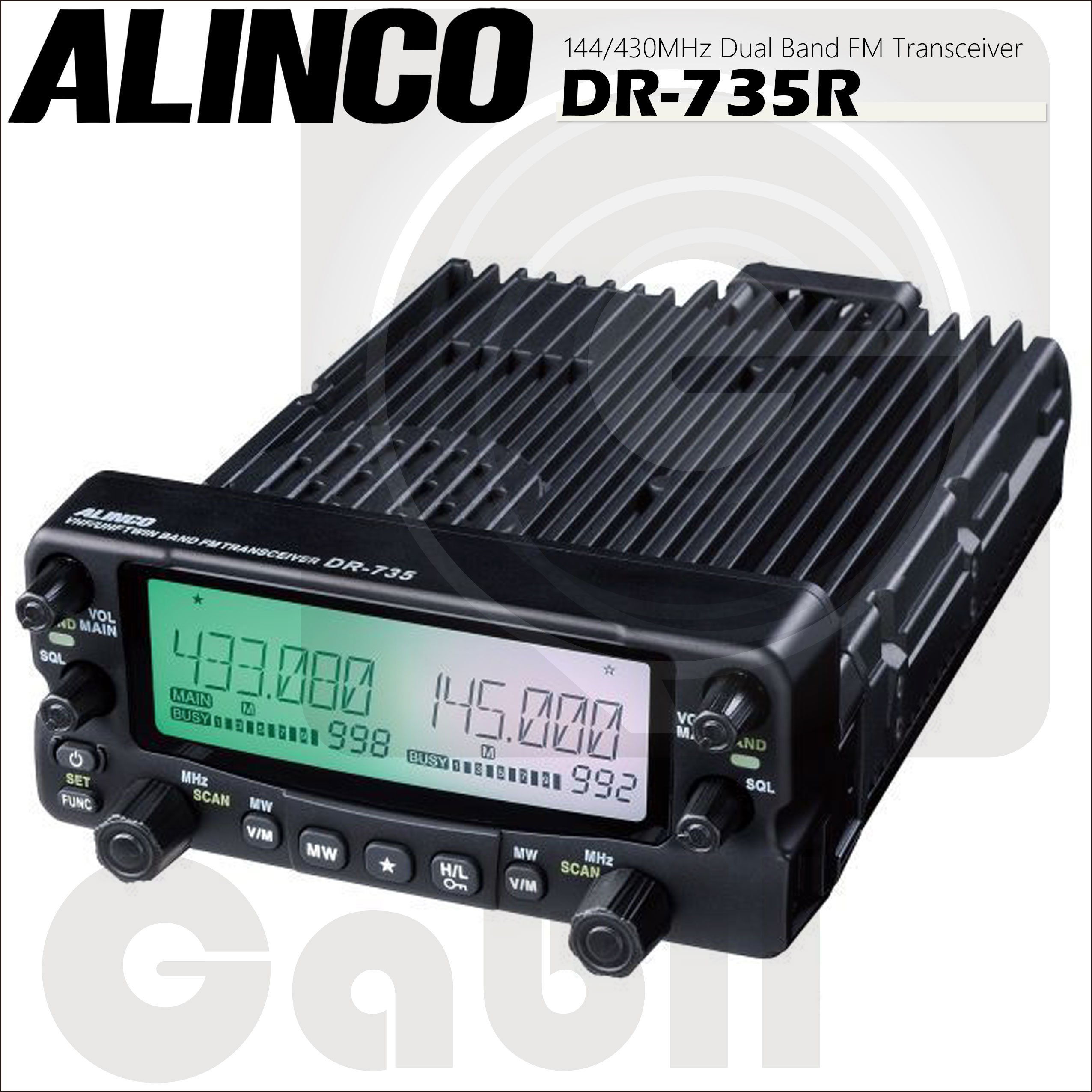 中區無線電】ALINCO DR-735R 日本經典品牌彩色動態液晶雙頻雙顯雙收