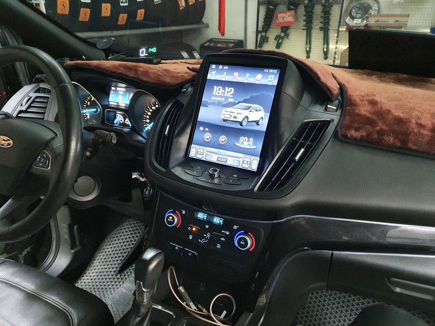 Ford 福特 KUGA 10.4吋 豎屏 專用機 Android 安卓版觸控螢幕主機 導航/USB/方控/倒車