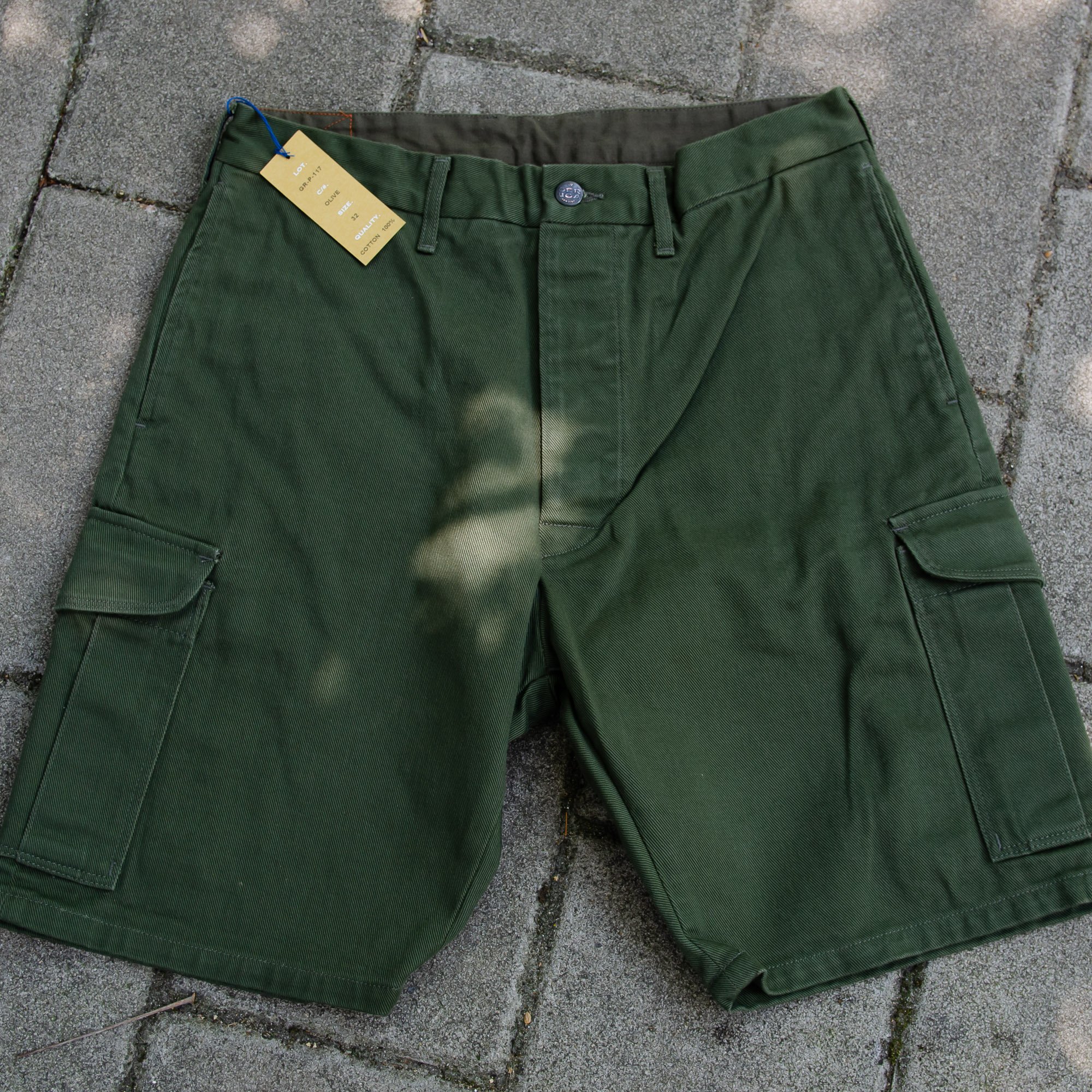 牛仔偵探GERUGA SLEEK CARGO HARF PANTS 軍綠短褲多口袋設計| Yahoo