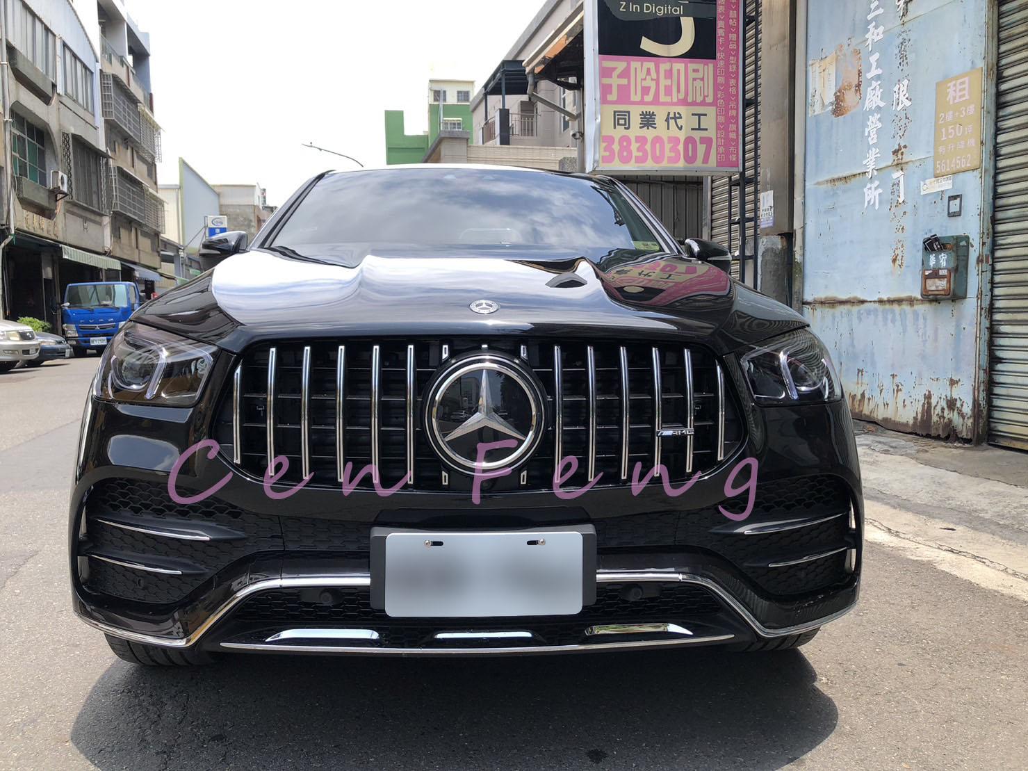 涔峰ＣＦ☆(53樣式) BENZ GLE W167 SUV C167 COUPE 前保桿 總成 53前保桿 空力套件