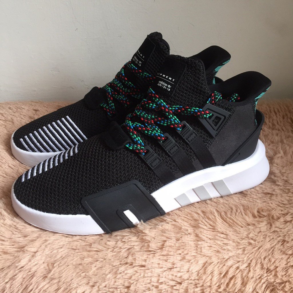 Adidas EQT Bask ADV Black 黑綠慢跑編織彩虹CQ2993 男boost | Yahoo