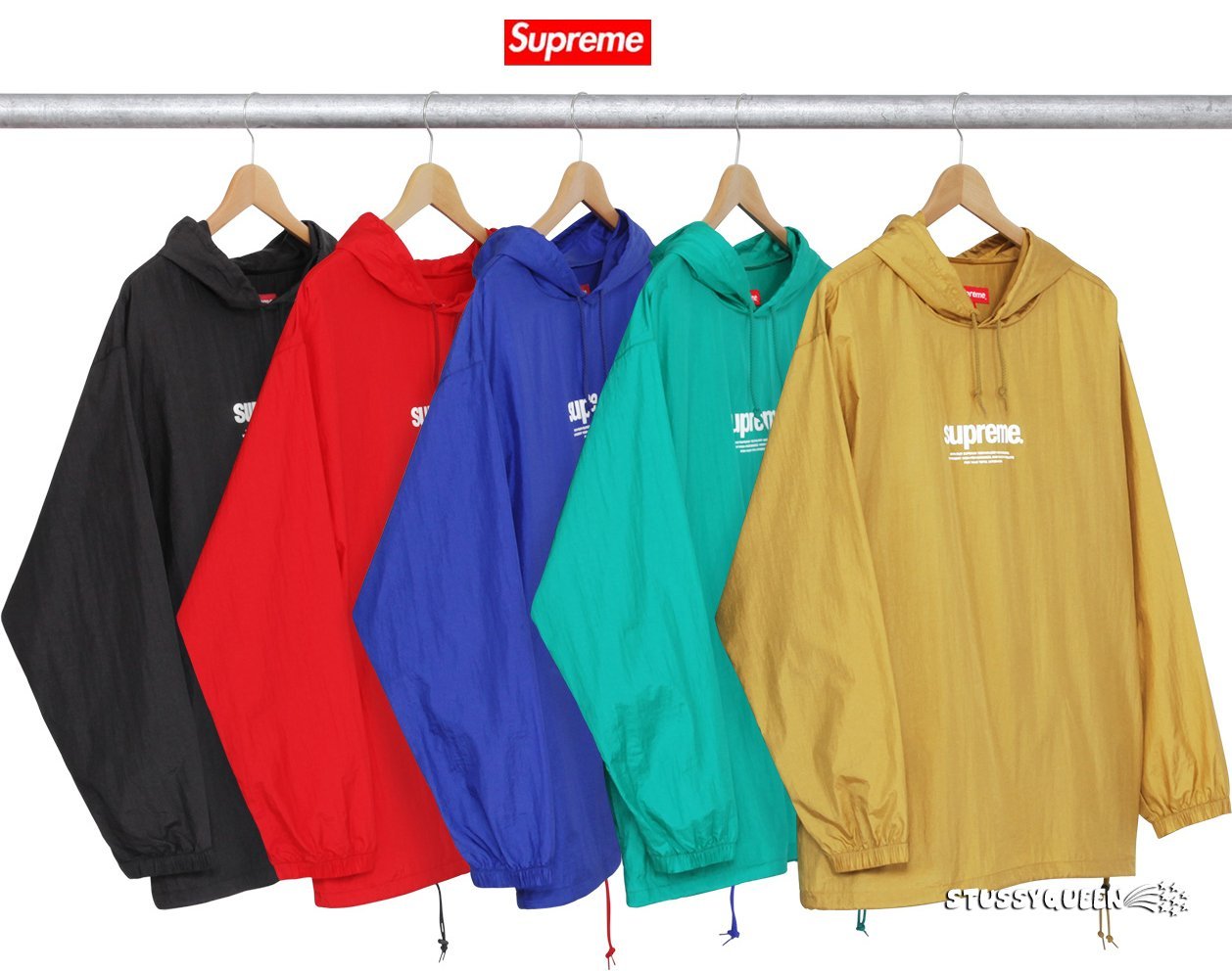 超搶手】全新正品2016 極秒殺Supreme Nylon Packable Poncho 防潑水帽