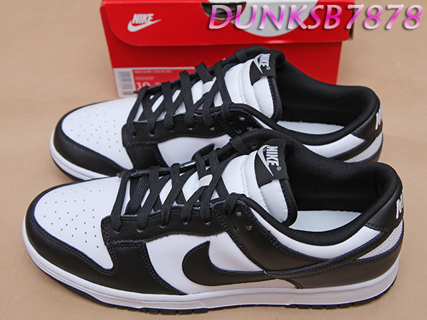 2022 NIKE DUNK LOW RETRO WHITE BLACK 黑白白黑熊貓低筒DD1391