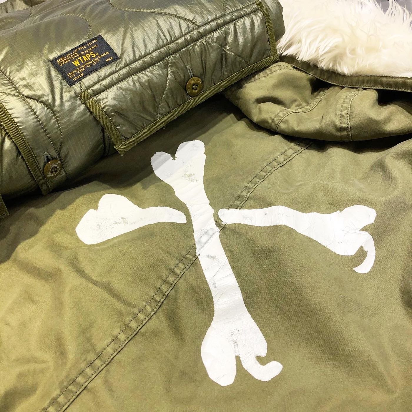 希望商店】WTAPS M-51 JACKET + LINER JK 11AW 經典骨頭魚尾夾克【套裝