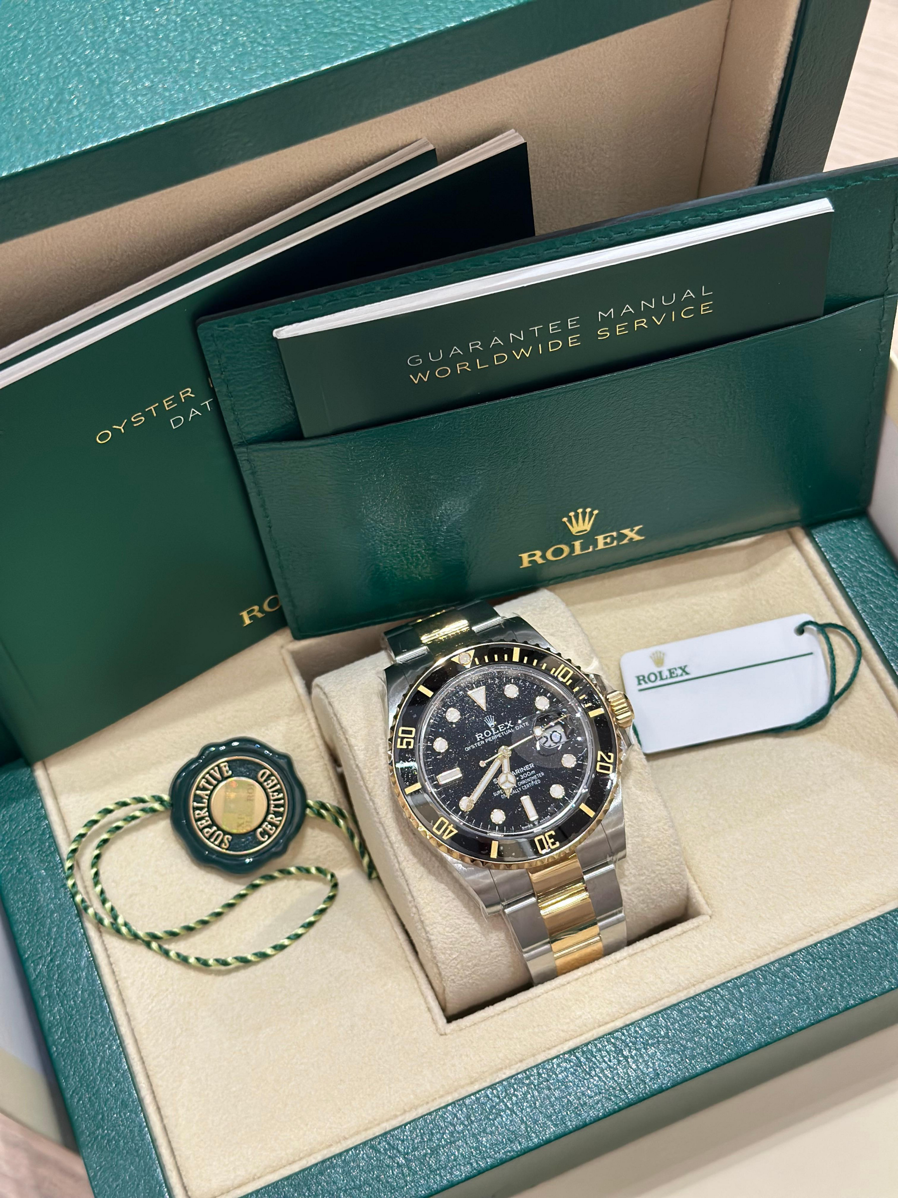 [現貨]Rolex 126613LN半金黑水鬼🖤2024年全新