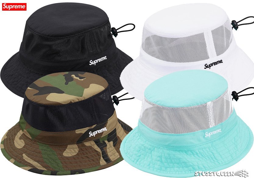 超搶手】全新正品2015 SS 春夏Supreme Vented Mesh Crusher 透氣漁夫帽