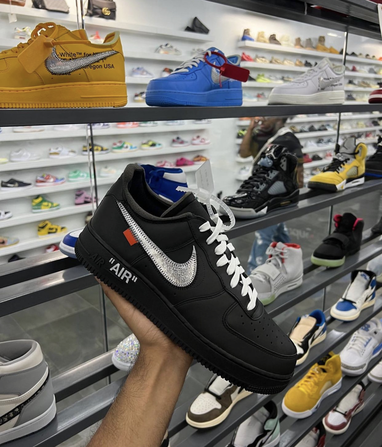 Nike Air Force 1 Low '07 Off-White MoMA (without Socks) (Copy) in 2023