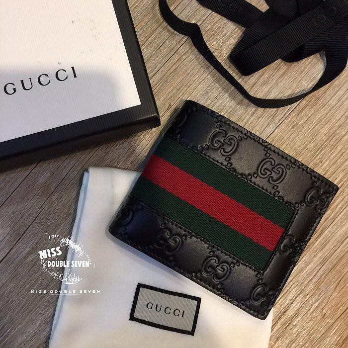 Gucci 大G logo經典真皮短夾 男夾 正櫃款 現貨