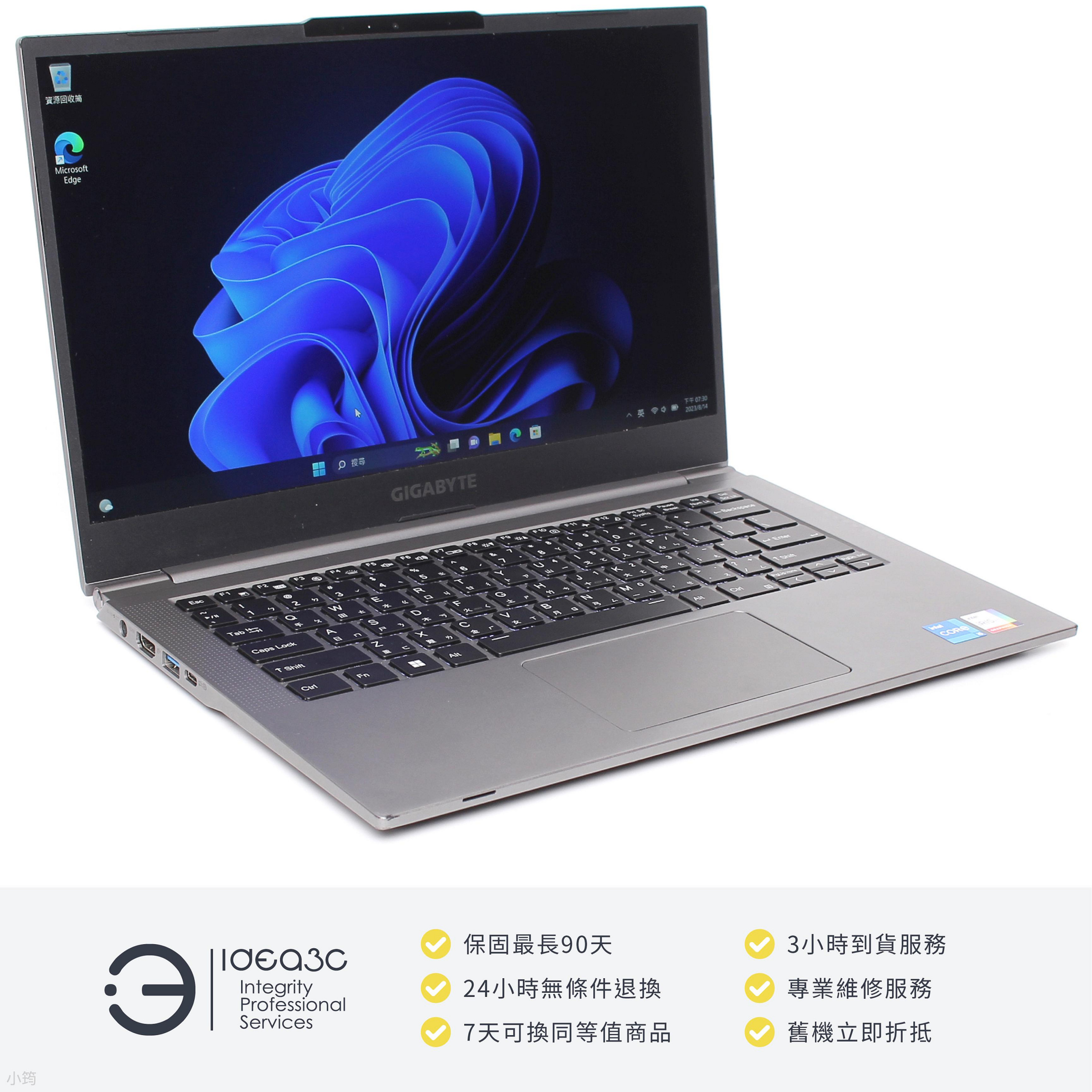 「點子3C」Gigabyte U4 UD 14吋 i5-1155G7【保固到2024年4月】16G 512G SSD 內顯 文書機 DC084