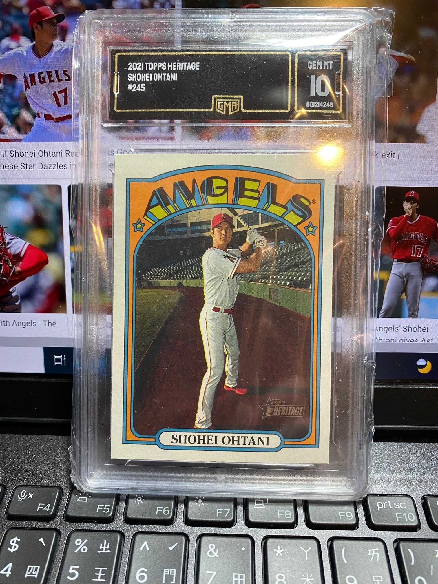 大谷翔平 2018 Leaf 1st Graded GMA鑑定 MLB 新人卡 Shohei Ohtani RC