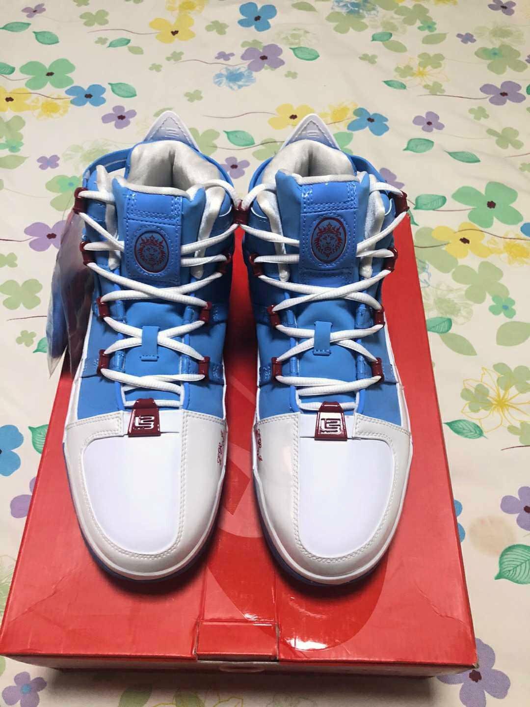 現貨Nike Zoom LeBron 3 LBJ3詹姆斯 全明星 石油人 篮球鞋AO2434-400 US12