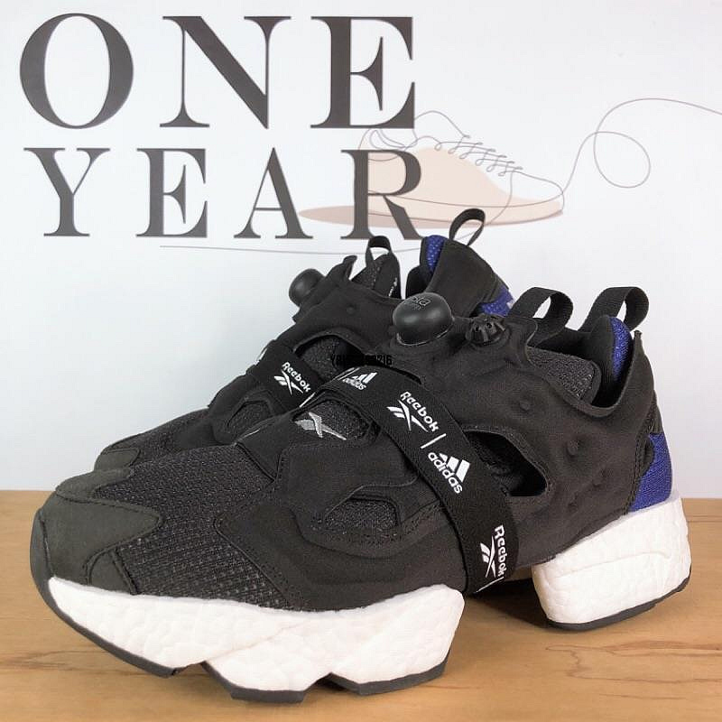 【正品】ONE YEAR_ Reebok x Adidas Insta Pump Fury Boost  聯