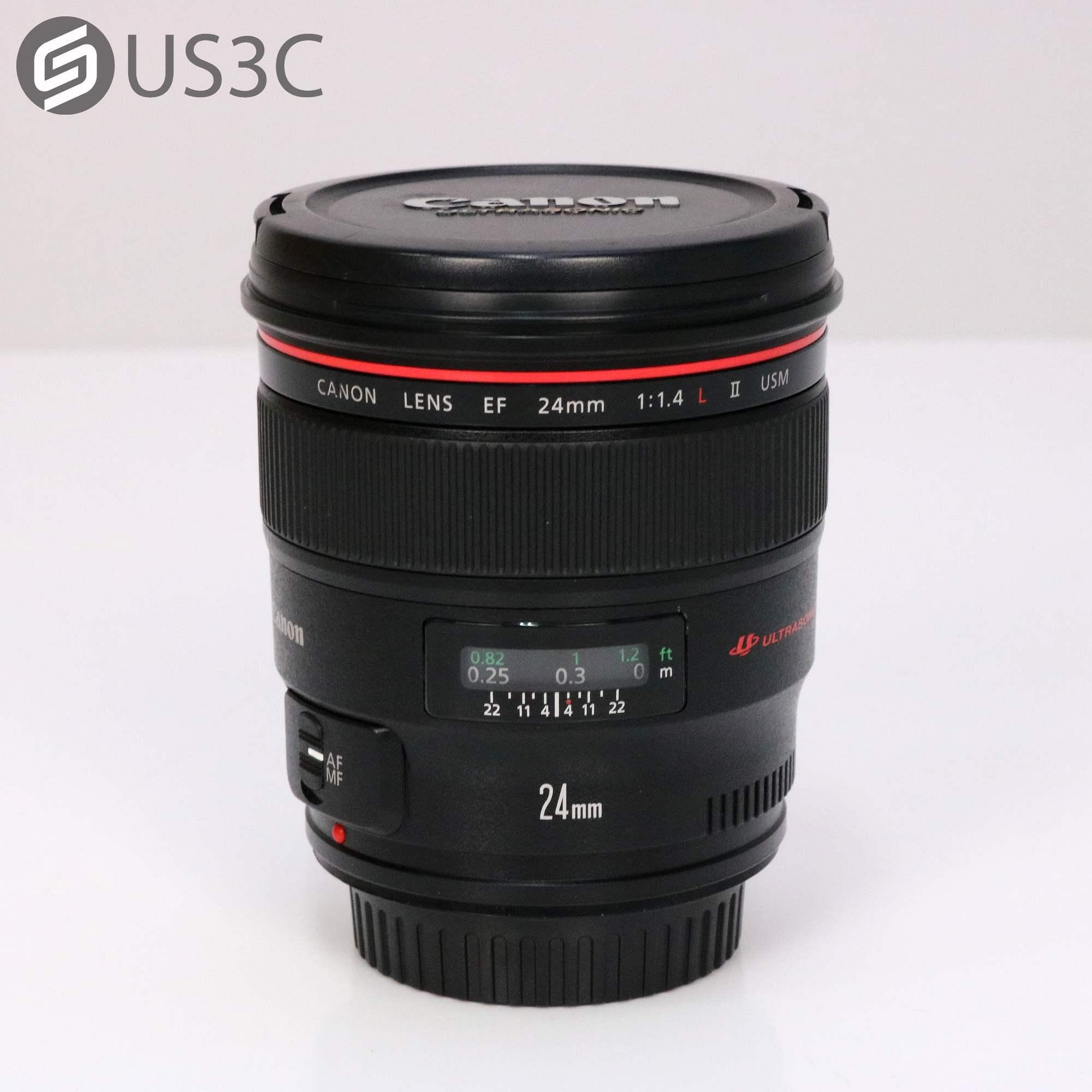 【US3C-小南門店】佳能 Canon EF 24mm F1.4 L II USM 超廣角及廣角定焦鏡頭 恆定光圈  二手鏡頭 附原廠遮光罩