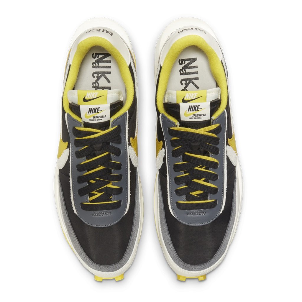 A-KAY0】NIKE X SACAI X UNDERCOVER LDWAFFLE 黑灰黃【DJ4877-001