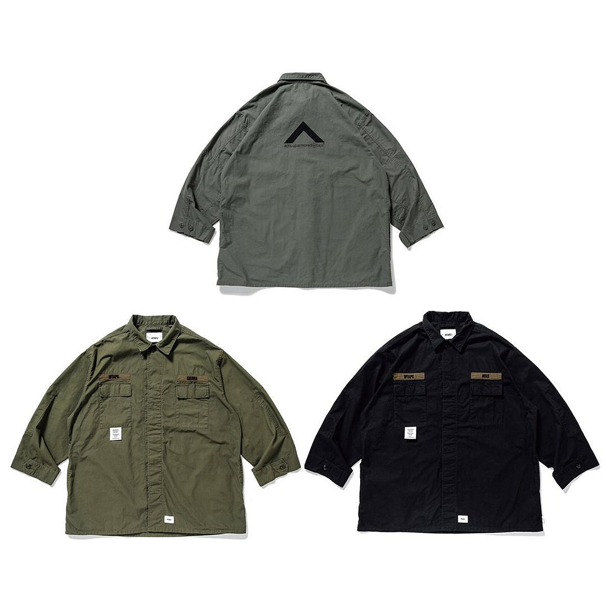 希望商店】WTAPS GUARDIAN JACKET 19AW 軍事胸標三角休閒夾克| Yahoo