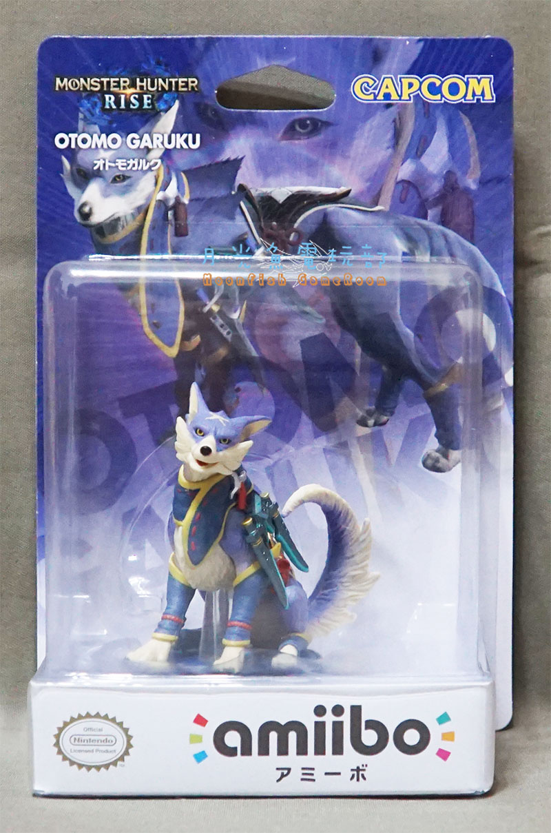 月光魚 全新現貨 Amiibo Otomo Garuku 魔物獵人 崛起 隨從 加爾克 狗 犬 Switch Ns Yahoo奇摩拍賣