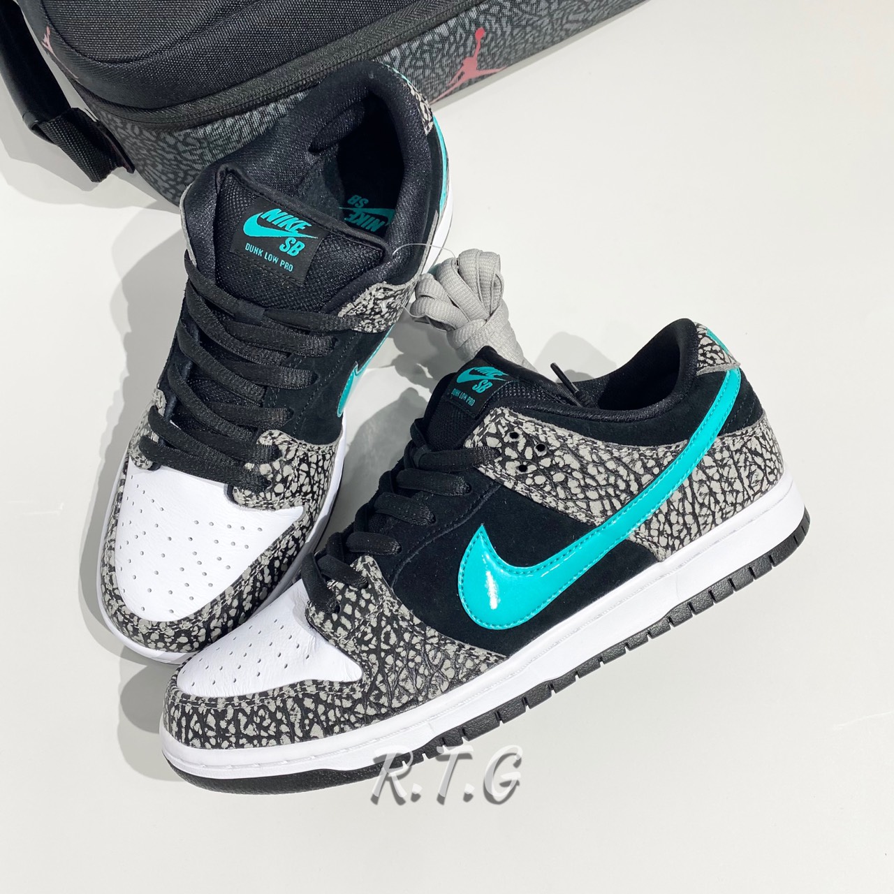 RTG】NIKE SB DUNK LOW PRO ELEPHANT 象紋爆裂紋滑板現貨男BQ6817-009