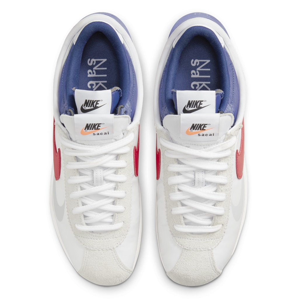 A-KAY0】NIKE X SACAI ZOOM CORTEZ SP WHITE 白紅藍【DQ0581-100