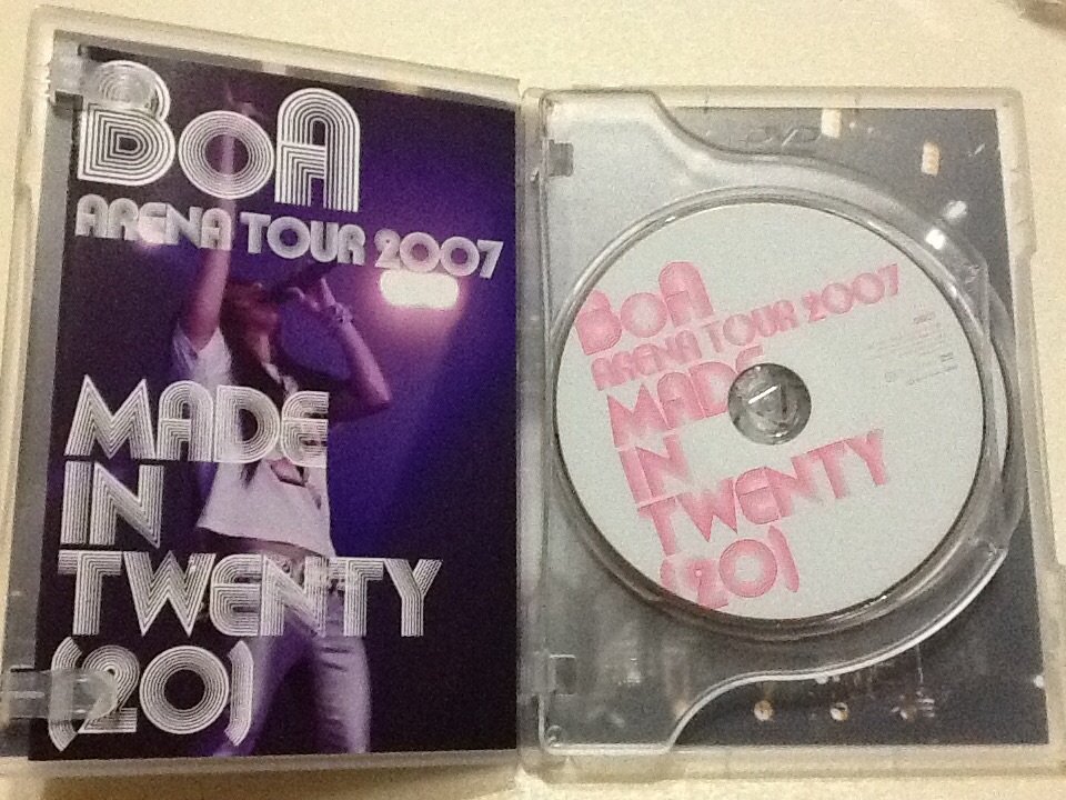 拉奇音樂～寶兒BoA Arena Tour 2007 Made in Twenty (20)DVD 二手保存