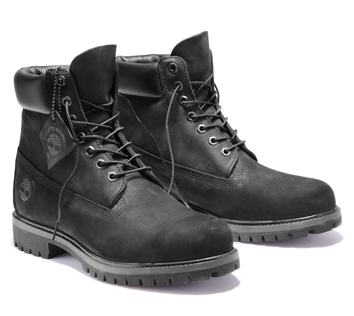 CodE= TIMBERLAND 6 INCH PREMIUM BOOTS 防水麂皮靴(全黑) 10073 肯爺