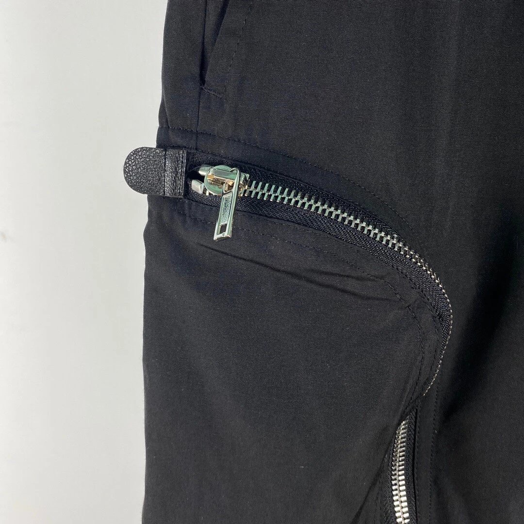 Rick Owens: Black Cropped Cargo Pants