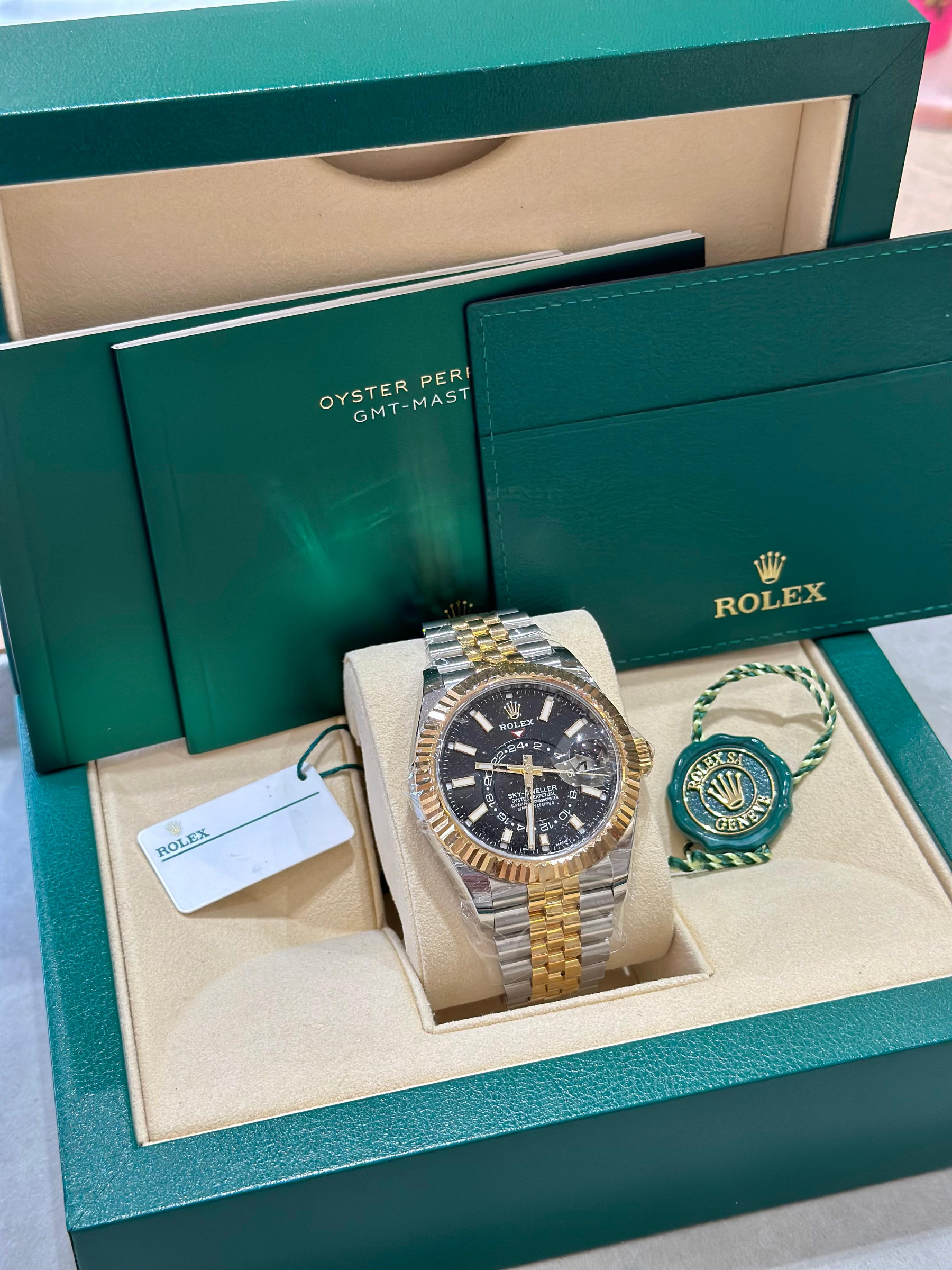 [已交流]Rolex 326933 Sky-dweller 黑面五銖天行者