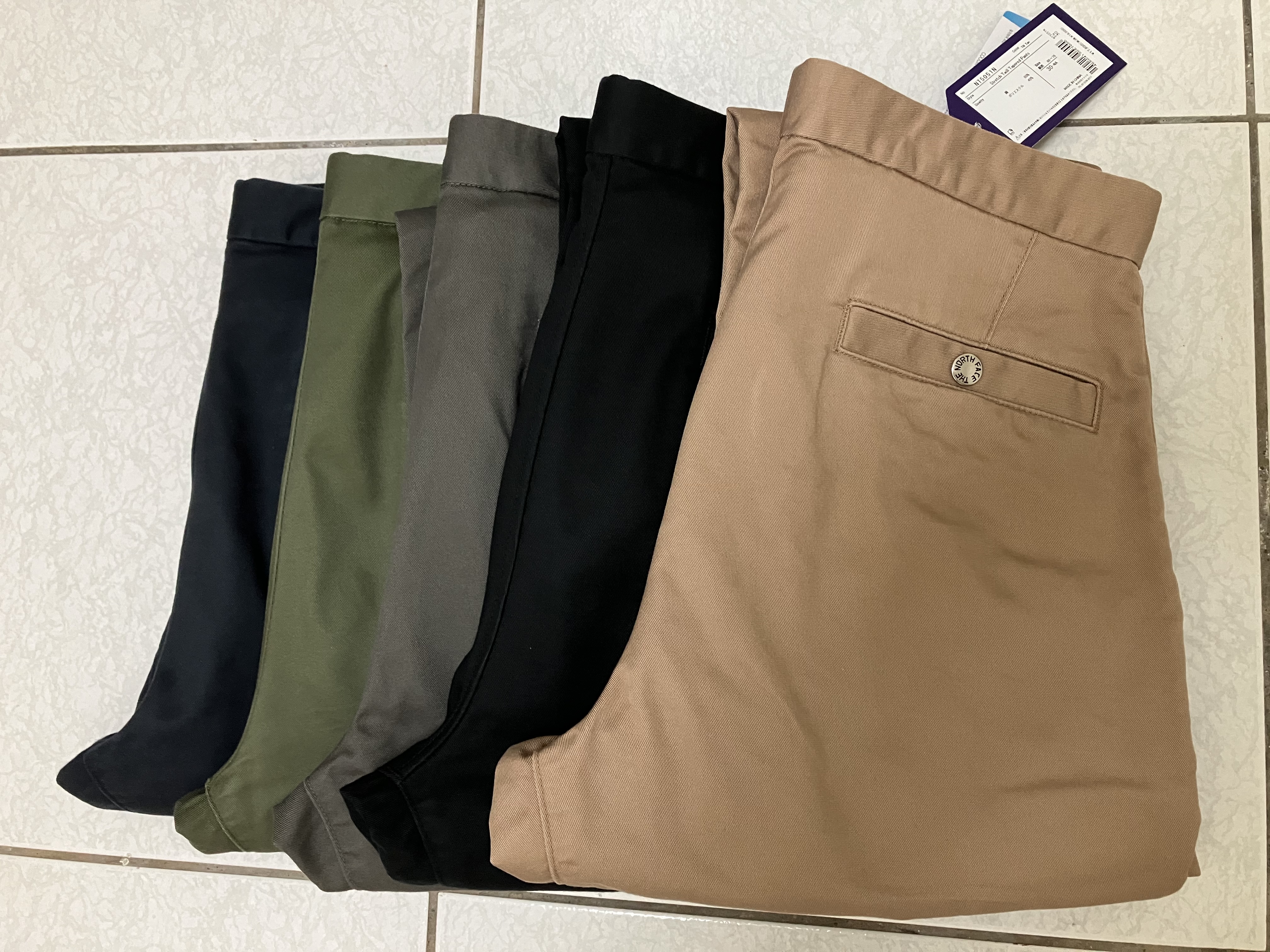 THE NORTH FACE Stretch Twill Tapered Pants 紫標錐型褲NT5051N W30