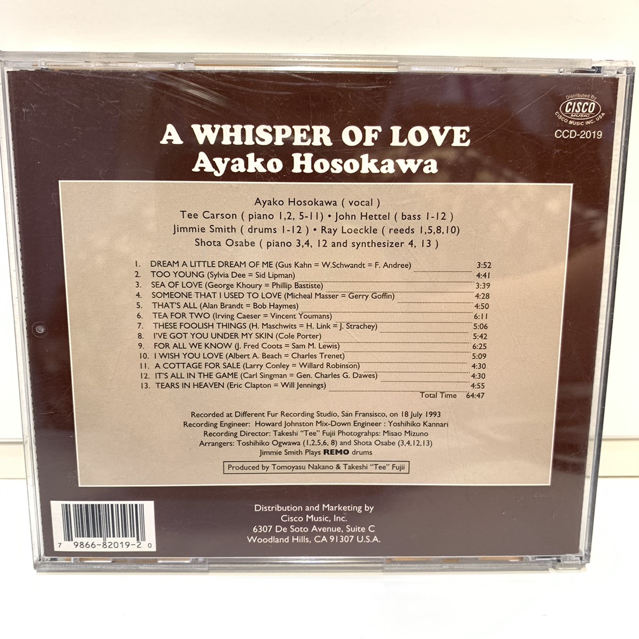 100%正規品 【和ジャズ】細川綾子 TBM Love Of Whisper その他