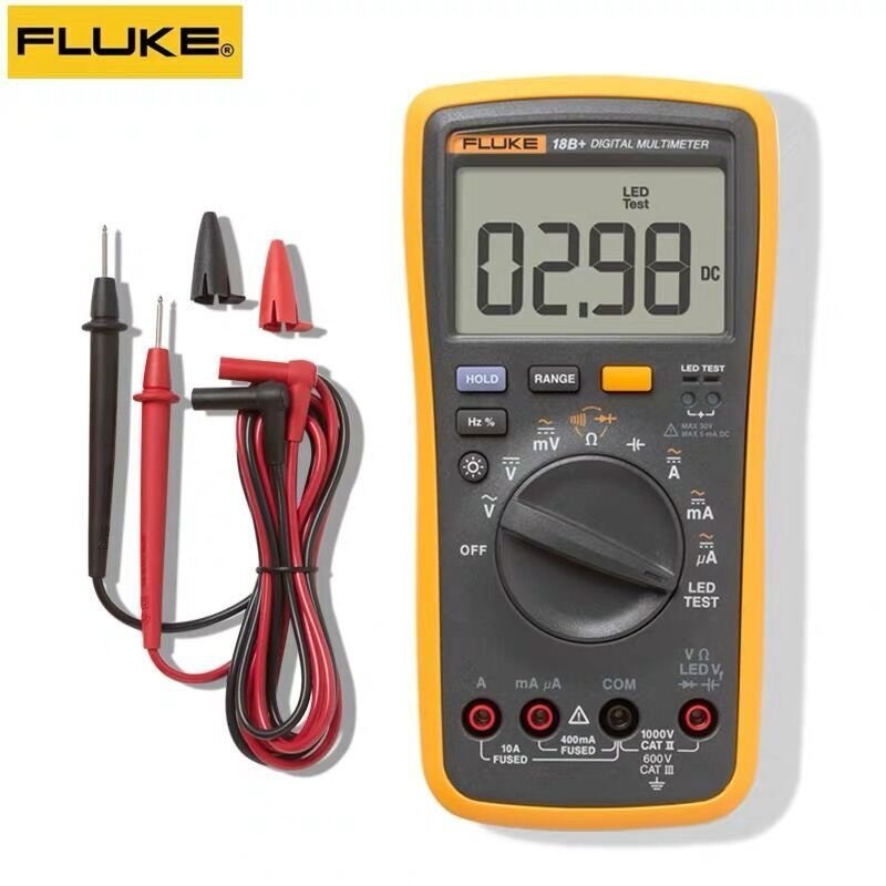 現貨FLUKE福祿克數字萬用表15B+17B+18B+12E+高精度全自動101/106/107可開發票