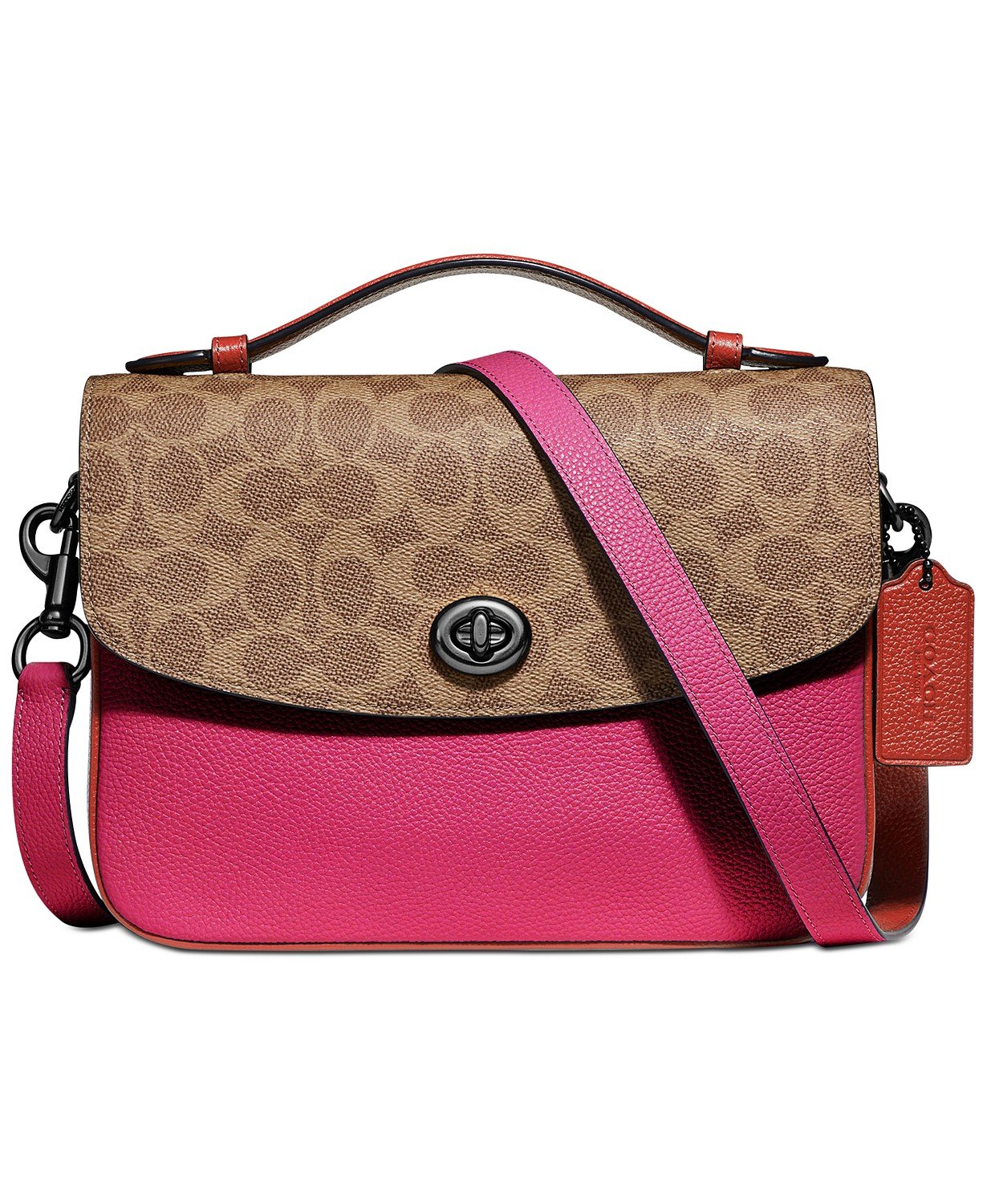 coach jade shoulder bag colorblock