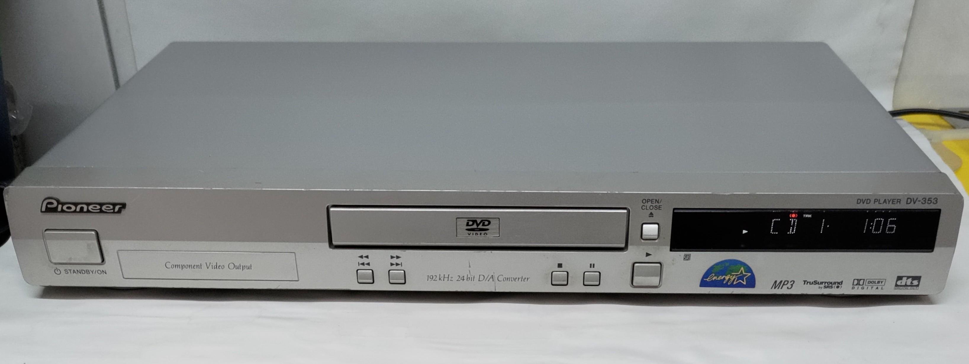 は自分にプチご褒美を pioneer パイオニア DV–353–S DVDプレイヤー