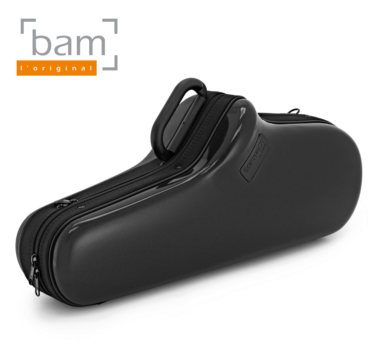 【現代樂器】免運！法國BAM SOFTPACK 4001 SN Alto Sax Case 黑色 中音薩克斯風盒附背帶