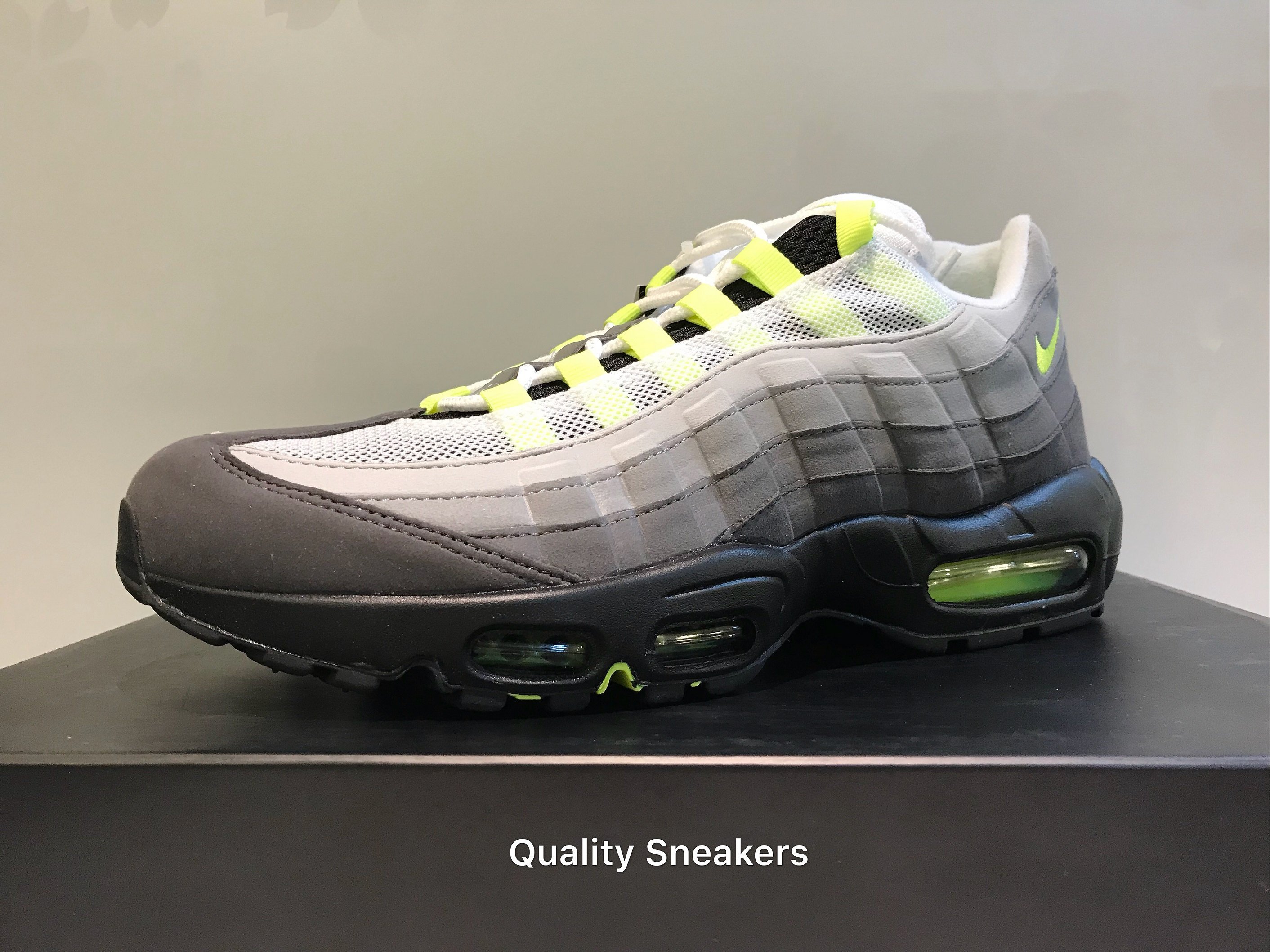 現貨- Nike Air Max 95 OG Neon 原版全氣墊螢光綠10.5 木村拓哉554970