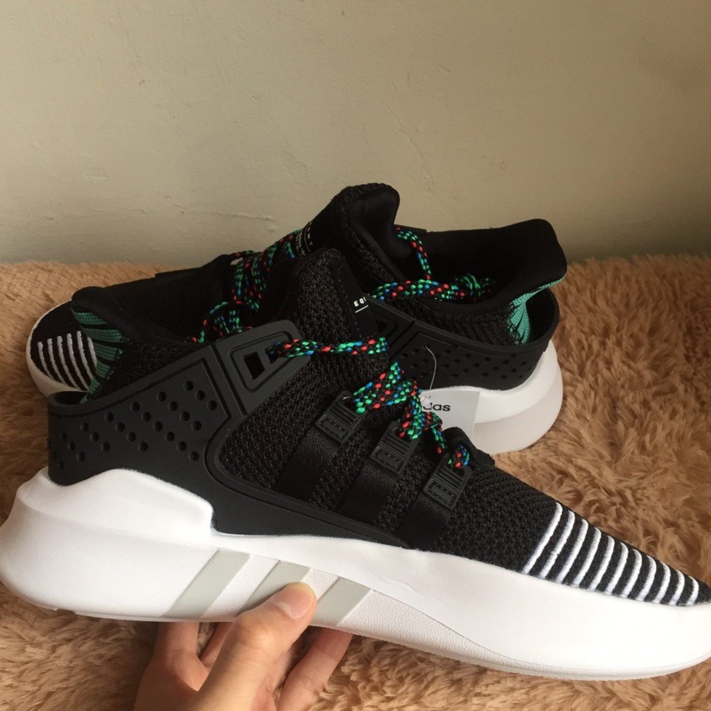 Adidas EQT Bask ADV Black 黑綠慢跑編織彩虹CQ2993 男boost | Yahoo