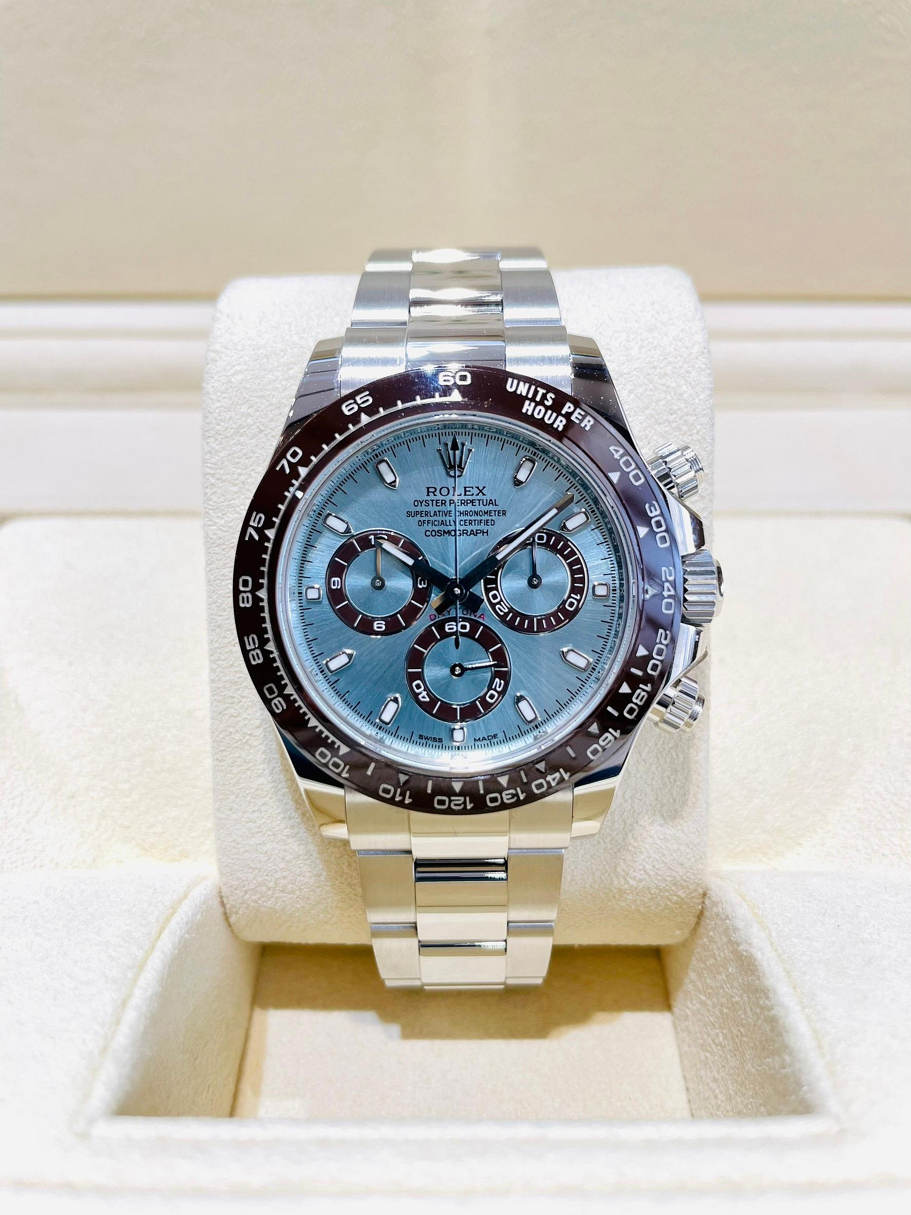 【北林流當品】ROLEX 勞力士 116506 DAYTONA 鉑金迪通拿 冰藍色面盤 木村拓哉配戴款 2022年新式保卡