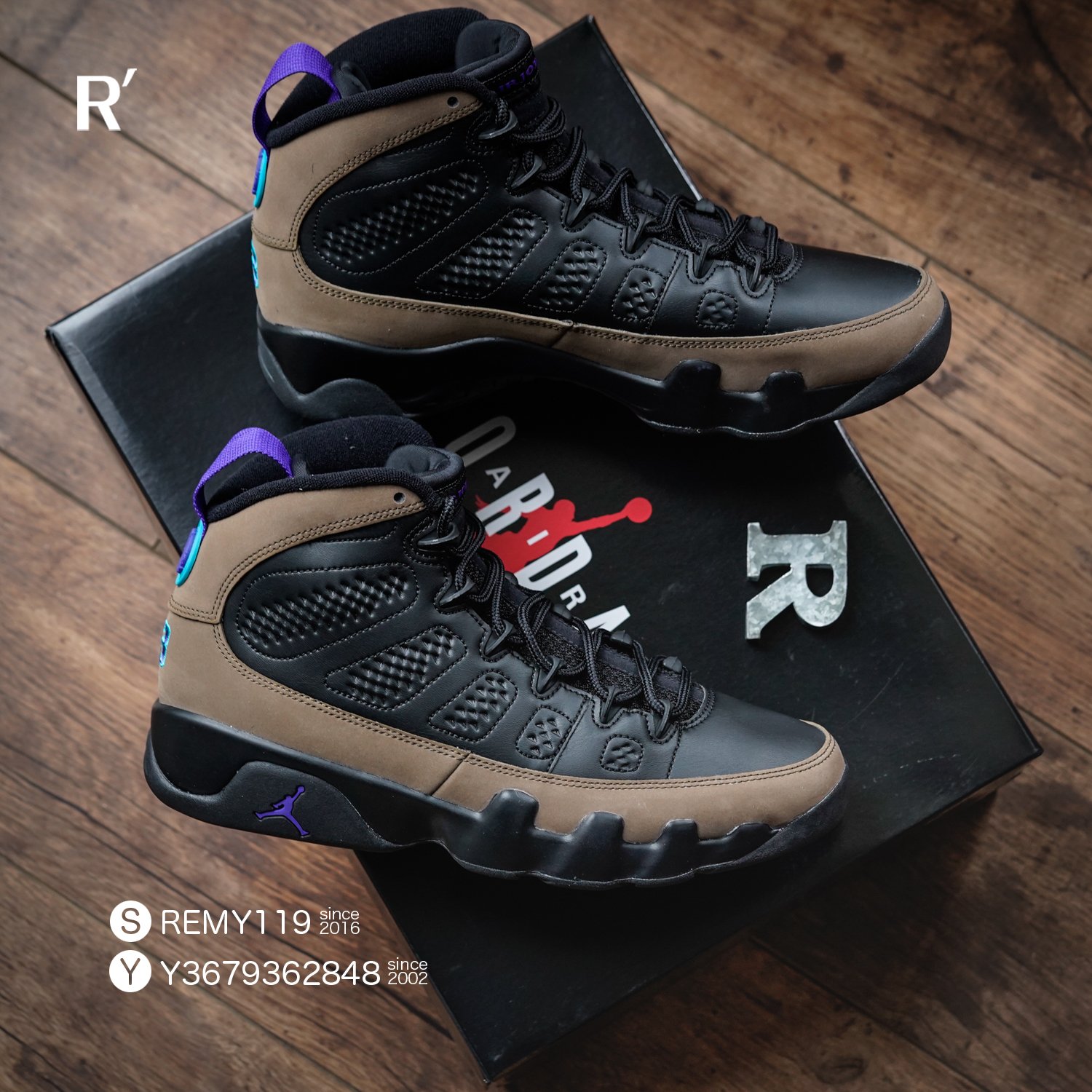 R'代購Air Jordan 9 Retro Olive Concord CT8019-034 | Yahoo奇摩拍賣