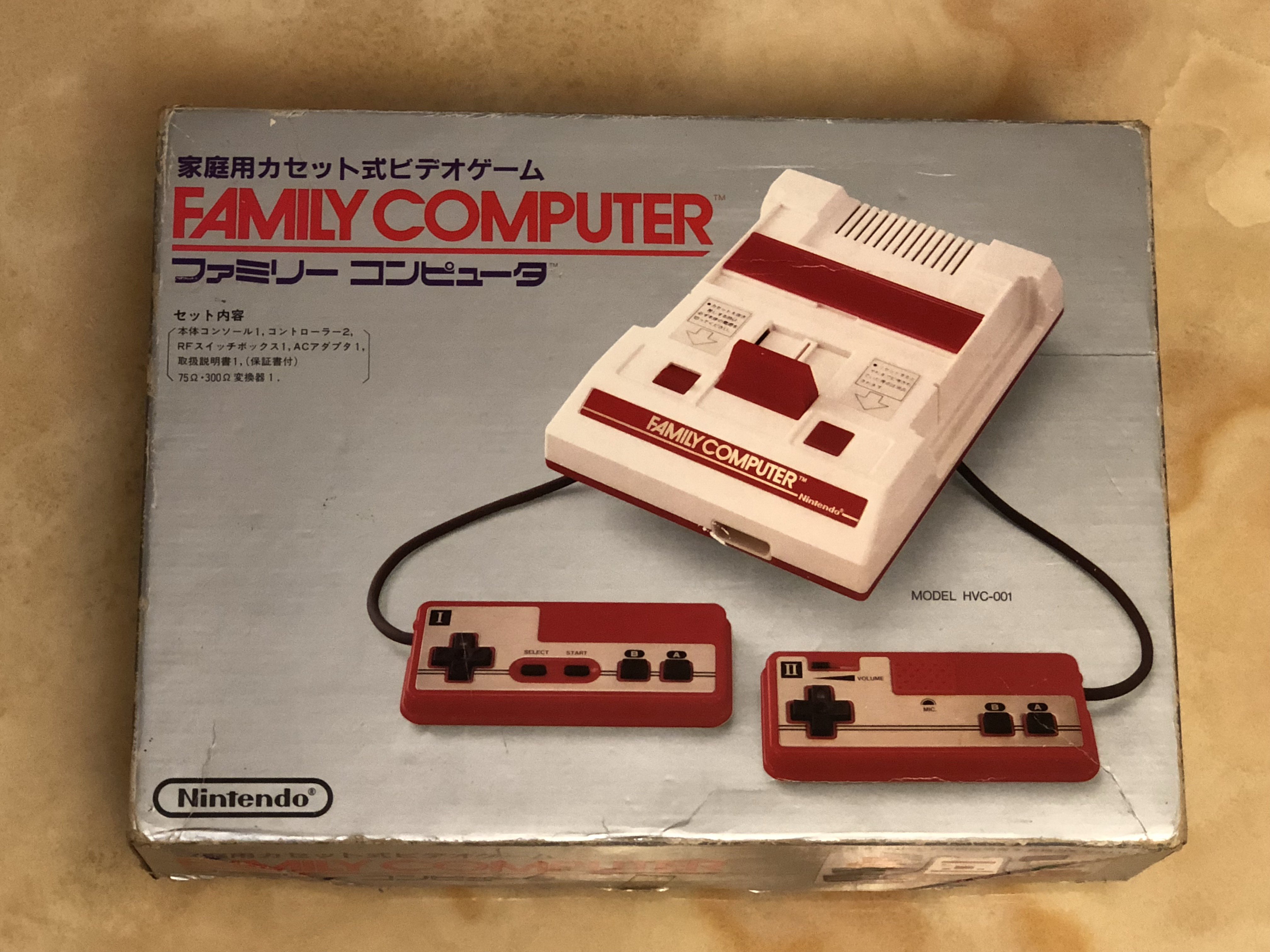 珍華堂】Nintendo任天堂紅白機FC-方塊機-四角按鍵(初期型)-書盒配件 