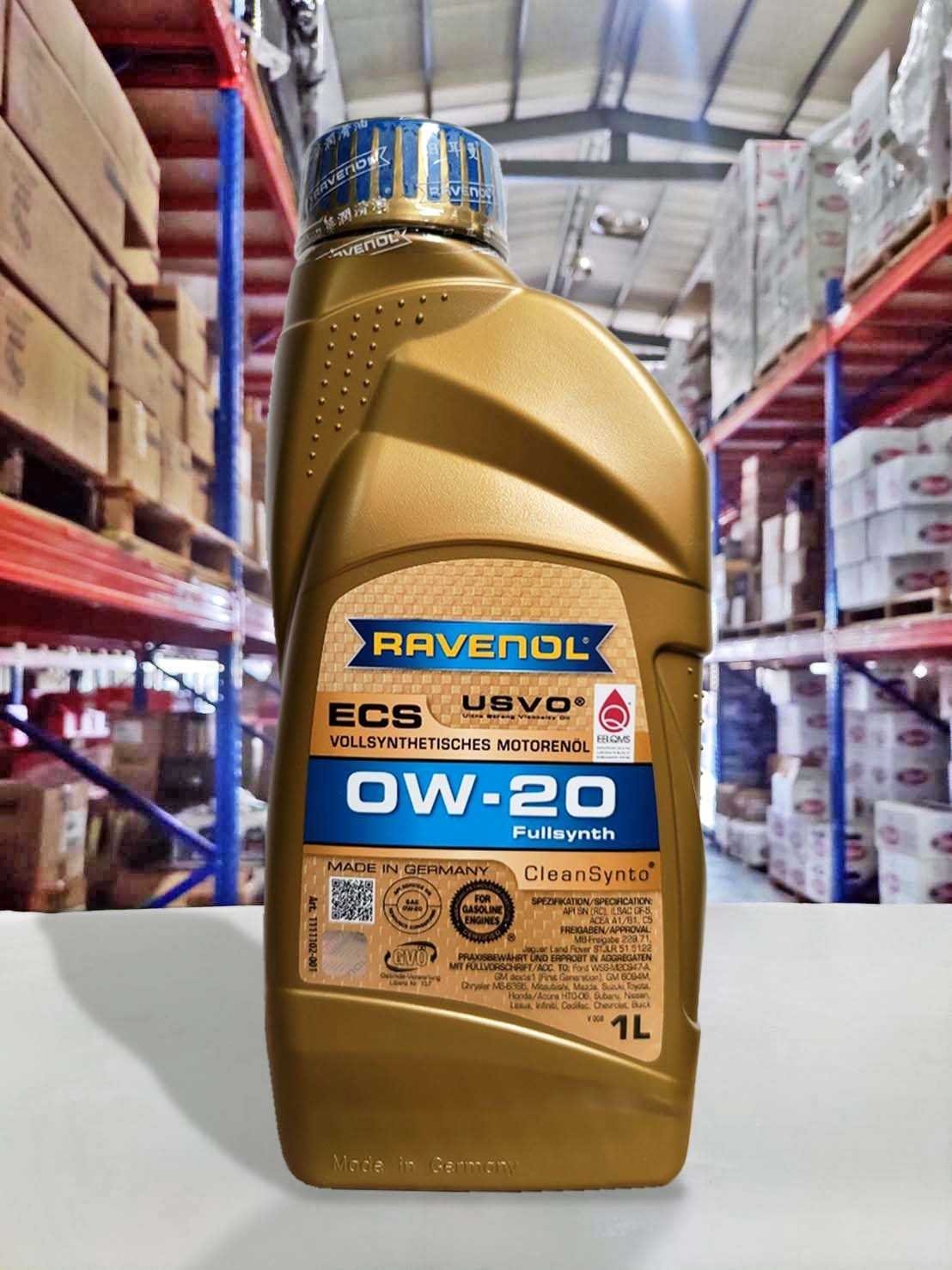 油工廠』RAVENOL 漢諾威ECS 0W20 0W-20 全合成節能機油油電車HYBRID GF-5