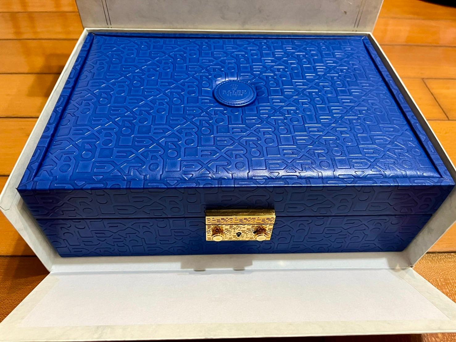 如新 勞力士 Rolex Vintage K金滿天星鑽錶專用紀念版大錶盒 可當珠寶盒 含外紙盒 51.00.01