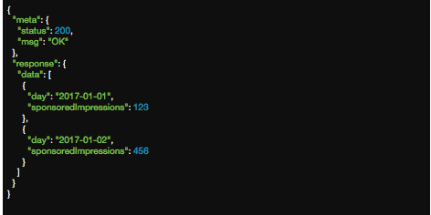 analytics social cube json