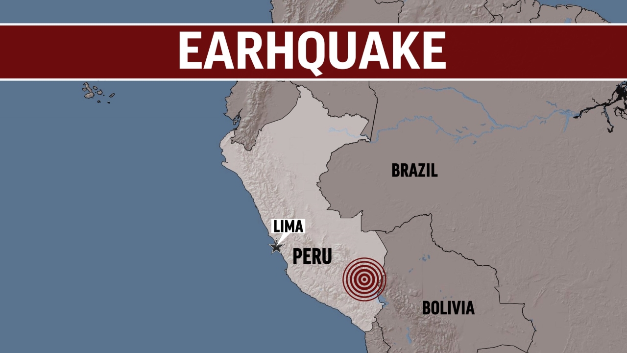 Magnitude 8 earthquake strikes Amazon jungle in Peru