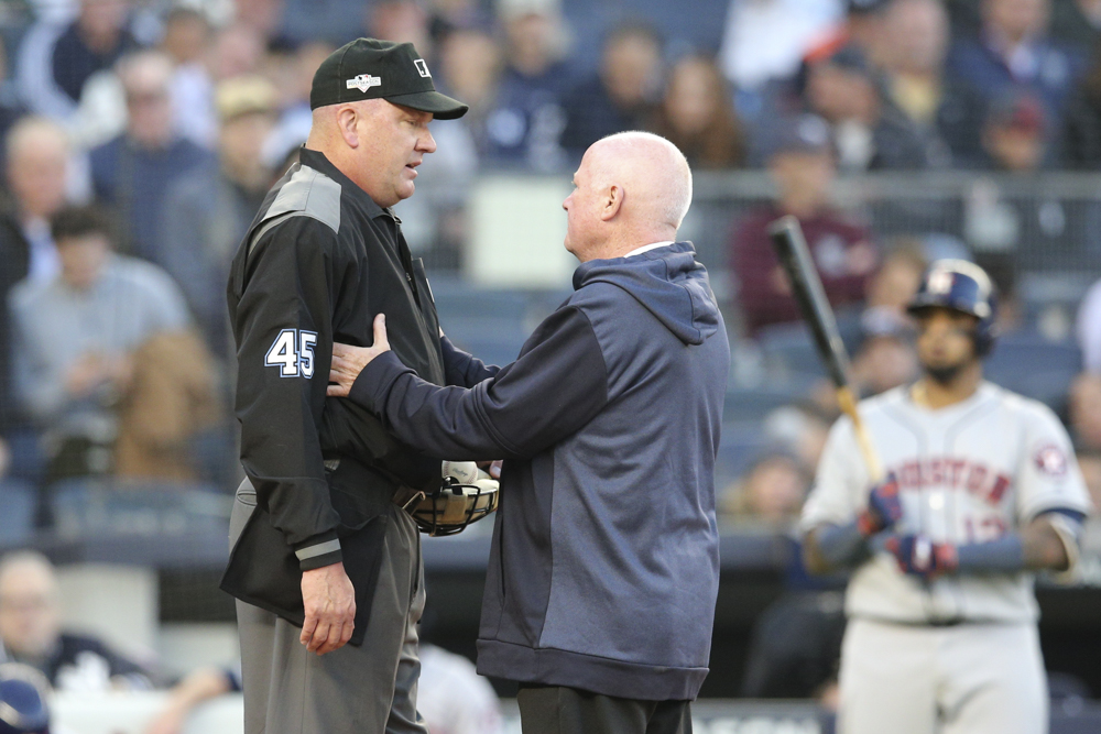 Encarnacion suspended one game for bumping umpire