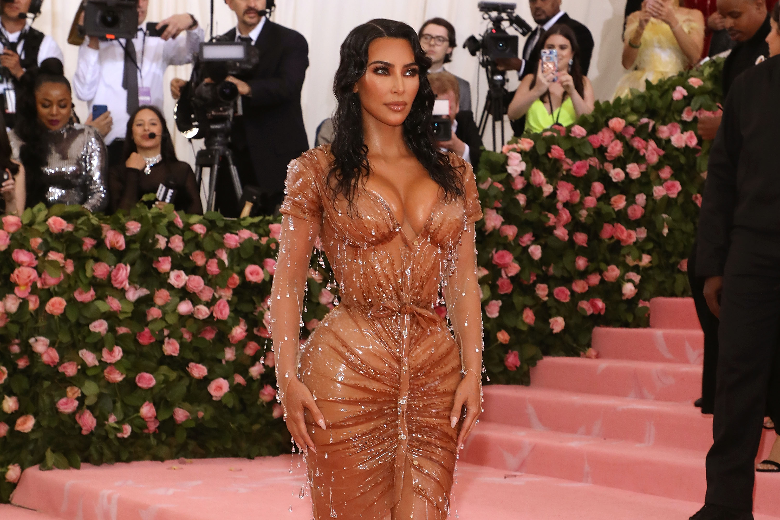 Kim Kardashian Responds To Critics Of Her New Skims Maternity Shapewear Line