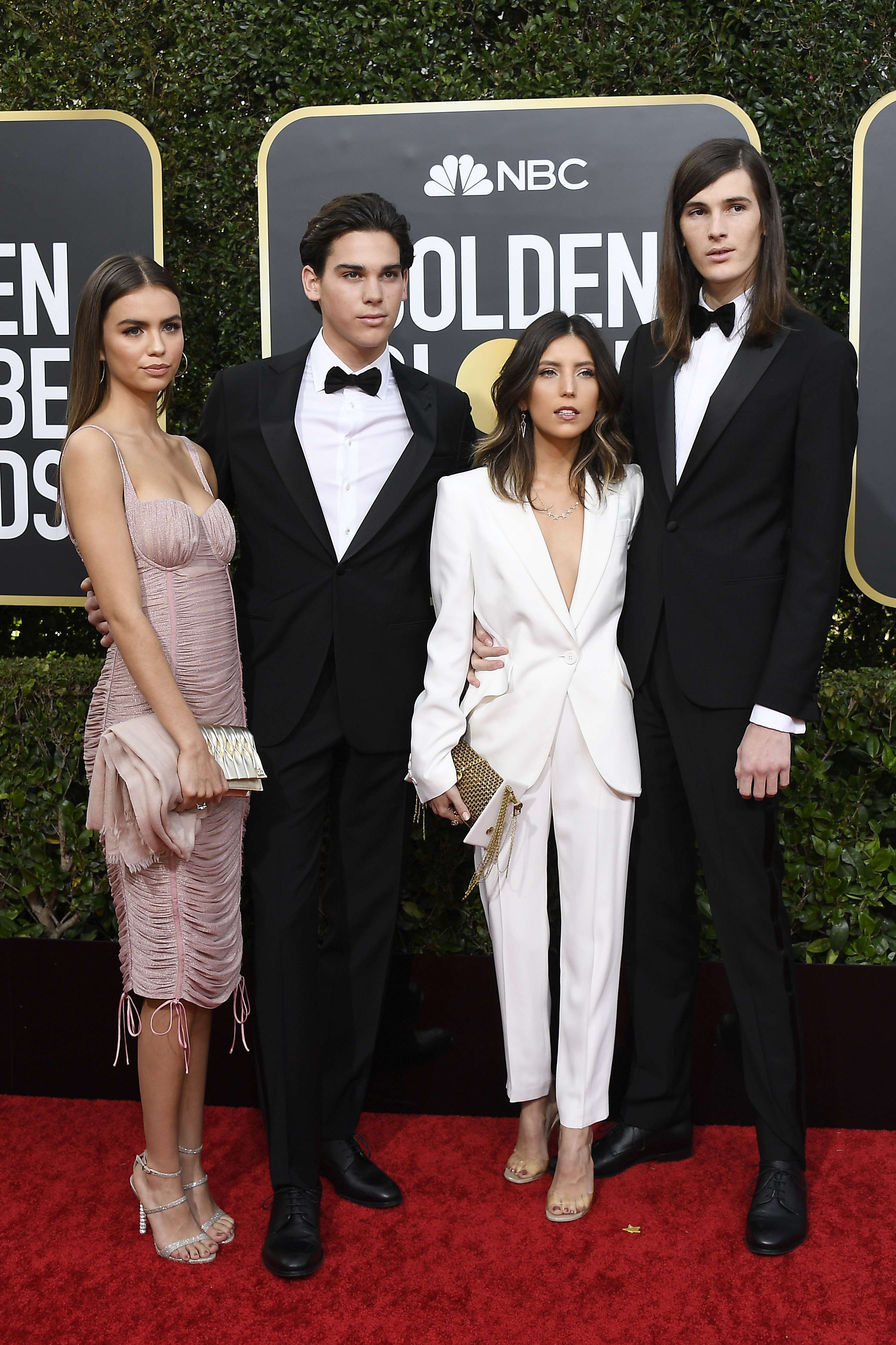 Pierce Brosnan and wife accompany Golden Globe ambassador sons on their ...