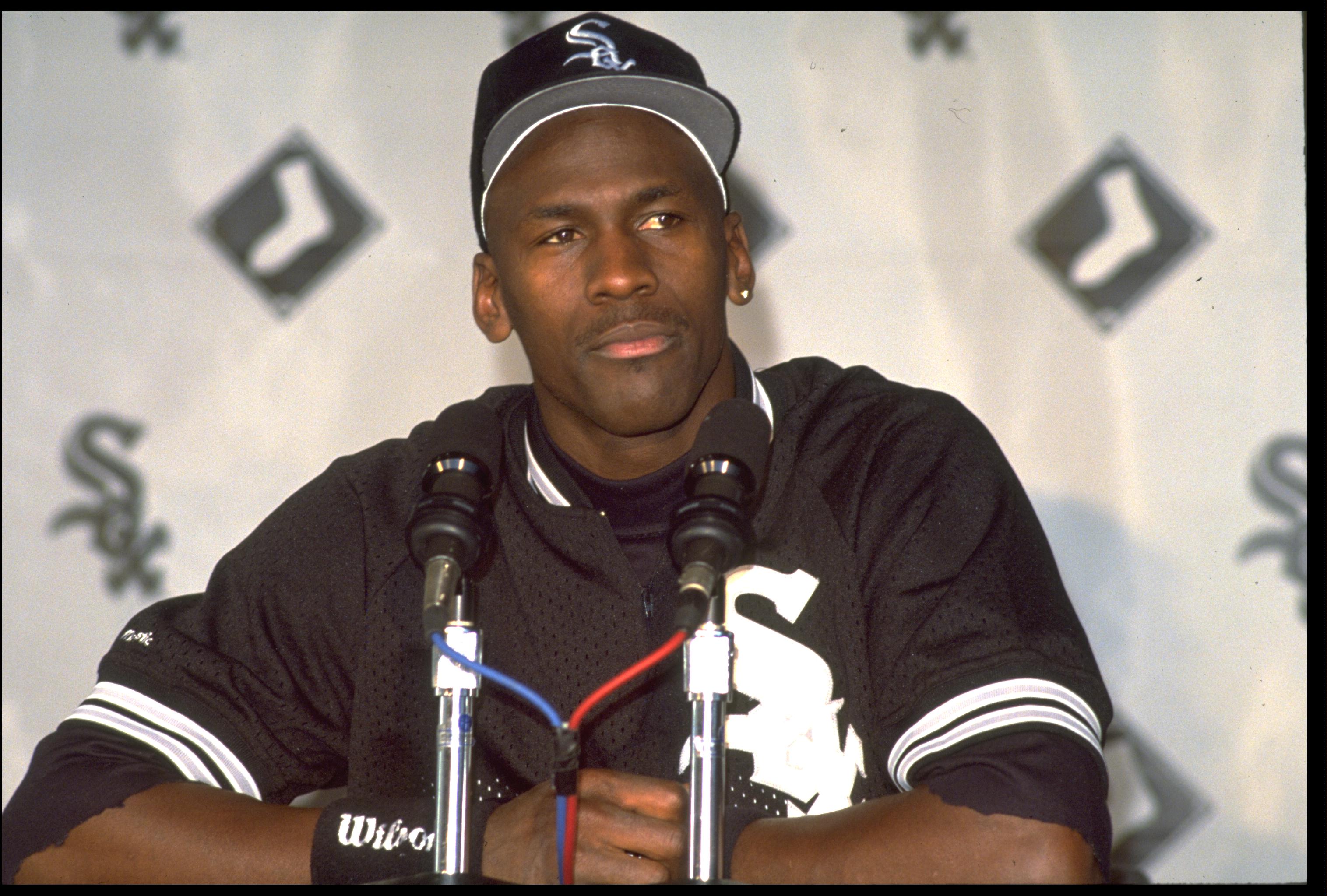 mj white sox jersey