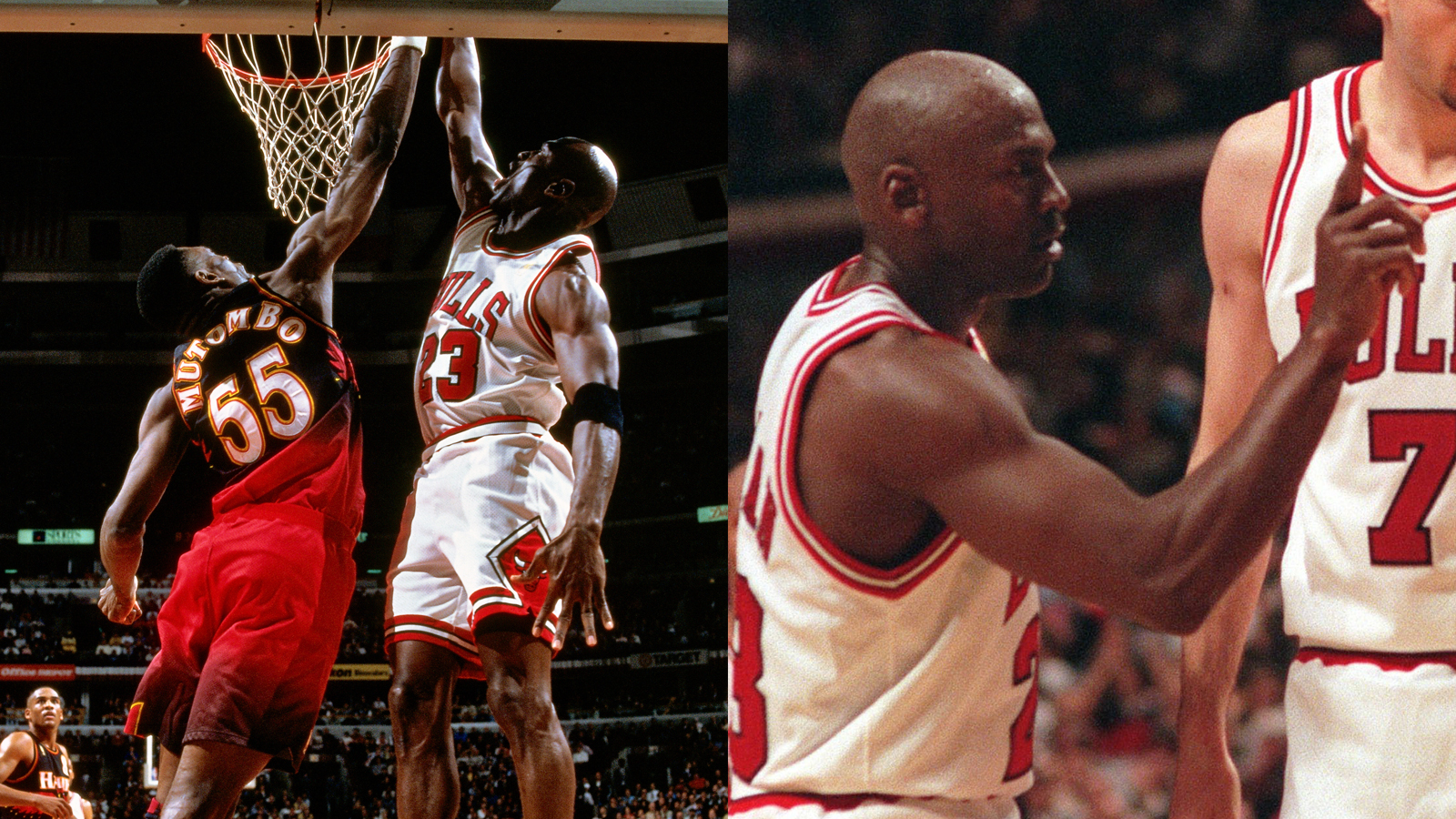 michael jordan dunk on mutombo