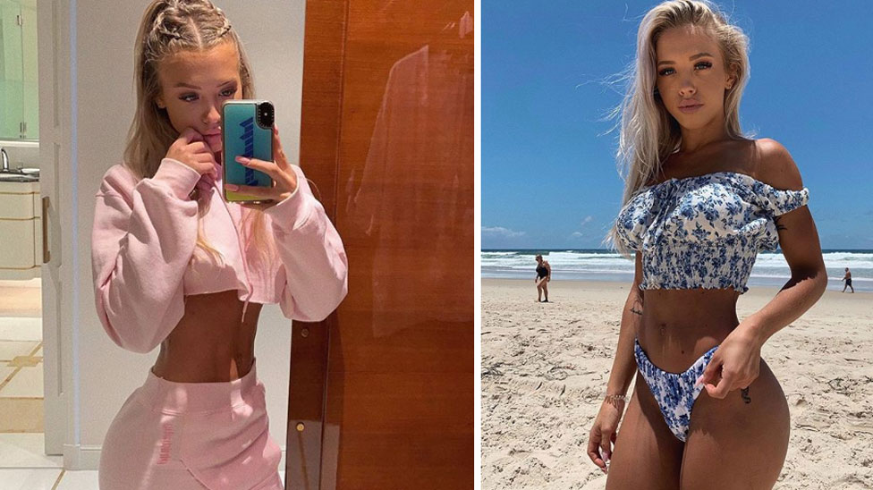 Fans concerned over Tammy Hembrow's 'tiny' waist.