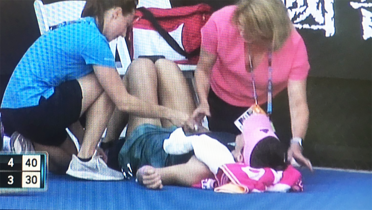 Australian Open Frightening Scenes As Andrea Petkovic Collapses In Oppressive Heat