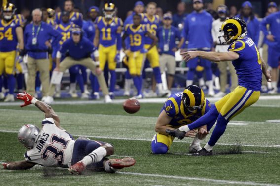 Greg Zuerlein's 53-yard field goal is sadly one of the biggest highlights  of the Super Bowl