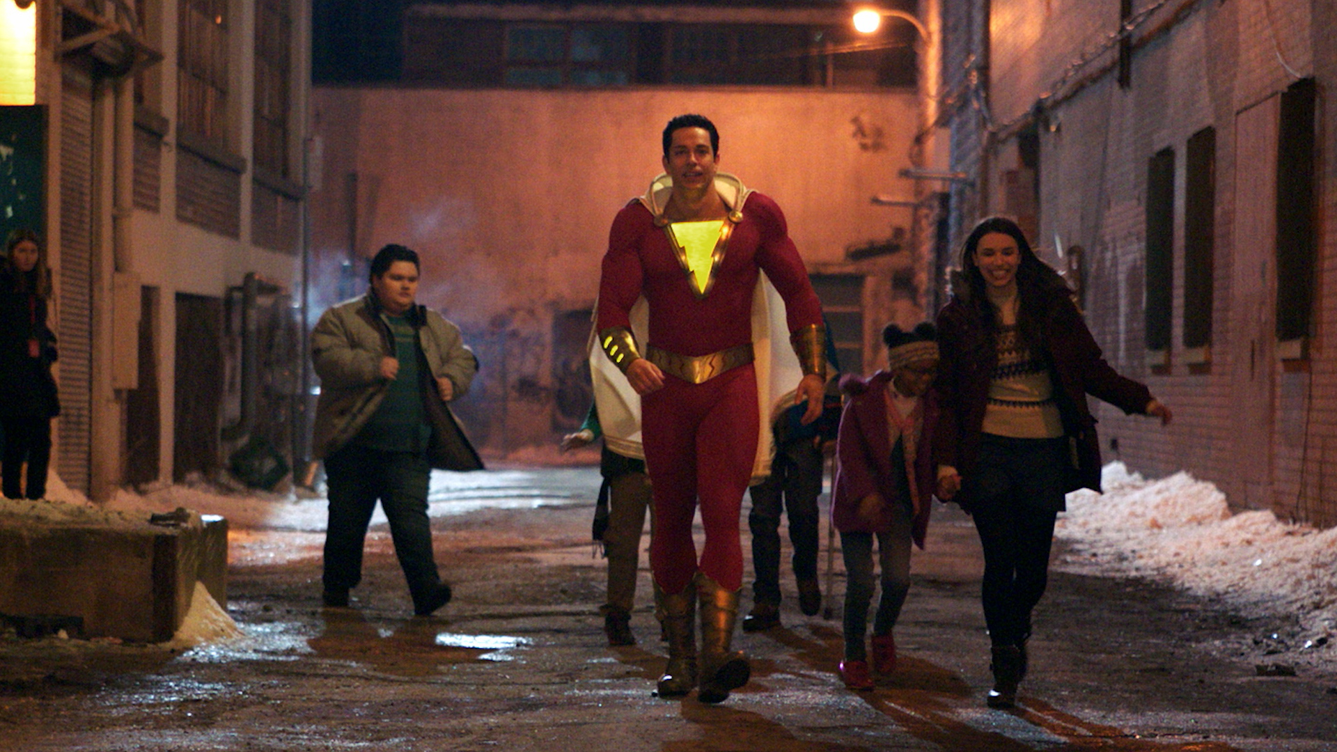 The cast of 'Shazam' on the film's diverse superhero family